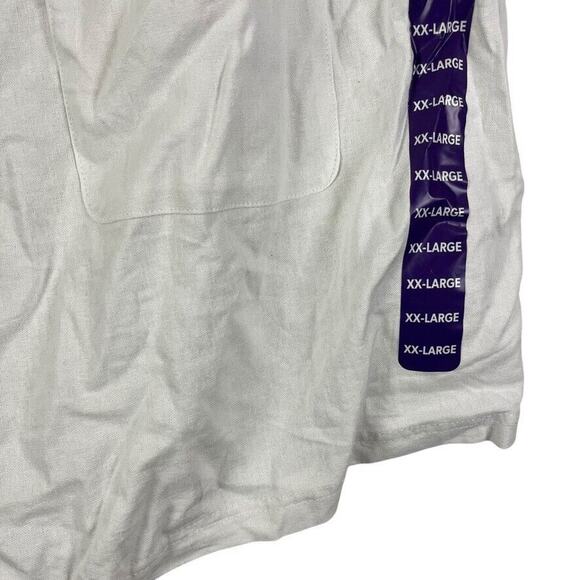 Gap Womens Linen Pull On Shorts Elastic Waist White NWT Pocket Drawstring XXL 2X - Picture 11 of 16
